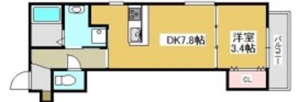 加古川駅 徒歩5分 1階の物件間取画像